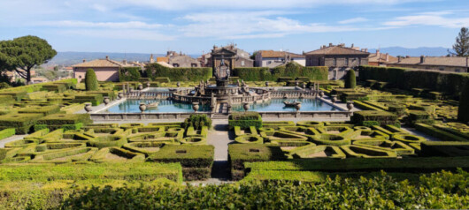 fontana 4 mori villa lante dal alto