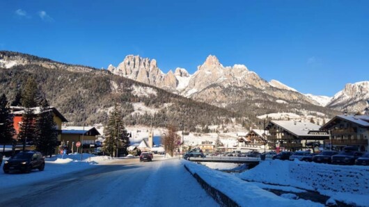 vista pozza al mattino
